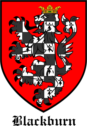 BLACKBURN family crest