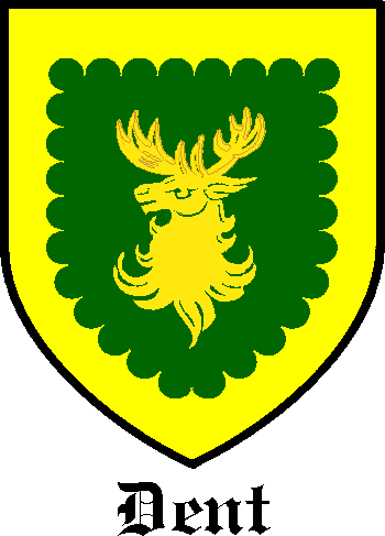 DENT family crest