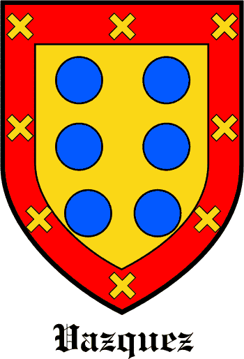 VAZQUEZ family crest